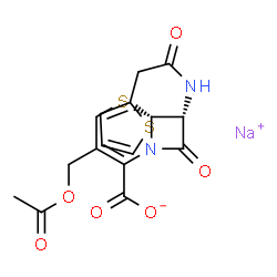 ChemSpider 2D Image | Cefalotin Sodium | C16H15N2NaO6S2