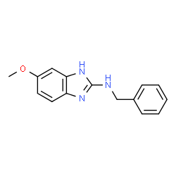 ChemSpider 2D Image | N-Benzyl-6-methoxy-1H-benzimidazol-2-amine | C15H15N3O
