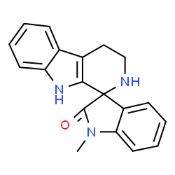 ChemSpider 2D Image | 1'-Methyl-2,3,4,9-tetrahydrospiro[beta-carboline-1,3'-indol]-2'(1'H)-one | C19H17N3O