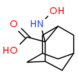 ChemSpider 2D Image | 2-(Hydroxyamino)-2-adamantanecarboxylic acid | C11H17NO3