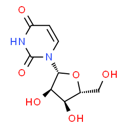 ChemSpider 2D Image | Uridine | C9H12N2O6