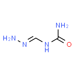 ChemSpider 2D Image | 1-[(E)-Hydrazonomethyl]urea | C2H6N4O