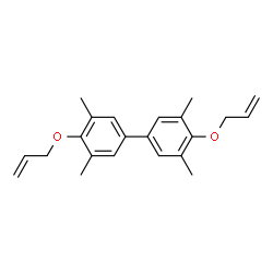 ChemSpider 2D Image | 4,4'-Bis(allyloxy)-3,3',5,5'-tetramethylbiphenyl | C22H26O2