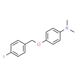ChemSpider 2D Image | 4-[(4-Iodobenzyl)oxy]-N,N-dimethylaniline | C15H16INO