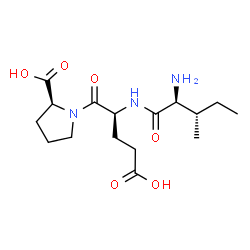 ChemSpider 2D Image | L-Isoleucyl-L-alpha-glutamyl-L-proline | C16H27N3O6