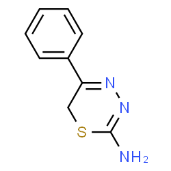 ChemSpider 2D Image | 5-Phenyl-6H-1,3,4-thiadiazin-2-amine | C9H9N3S