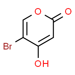 ChemSpider 2D Image | 5-Bromo-4-hydroxy-2H-pyran-2-one | C5H3BrO3