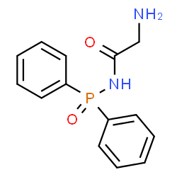 ChemSpider 2D Image | N-(Diphenylphosphoryl)glycinamide | C14H15N2O2P
