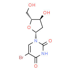 ChemSpider 2D Image | Bromodeoxyuridine | C9H11BrN2O5