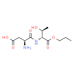 ChemSpider 2D Image | Propyl L-alpha-aspartyl-D-threoninate | C11H20N2O6
