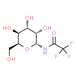 ChemSpider 2D Image | N-(Trifluoroacetyl)-alpha-L-gulopyranosylamine | C8H12F3NO6