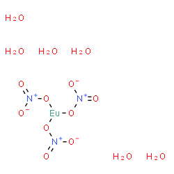 ChemSpider 2D Image | Tris(nitrato-kappaO)europium hexahydrate | H12EuN3O15