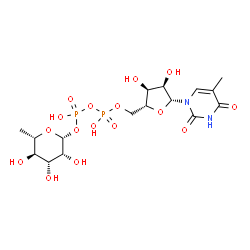 ChemSpider 2D Image | TDP-beta-L-rhamnose | C16H26N2O16P2