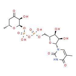 ChemSpider 2D Image | TDP-actinospectose | C16H24N2O15P2