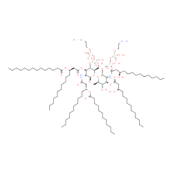 ChemSpider 2D Image | lipid A 1,4'-bis(2-aminoethyl diphosphate) | C98H190N4O31P4