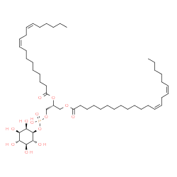 ChemSpider 2D Image | 1-[(13Z,16Z)-docosadienoyl]-2-linoleoyl-sn-glycero-3-phospho-1D-myo-inositol | C49H87O13P