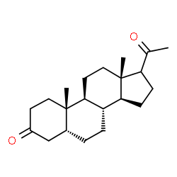 ChemSpider 2D Image | (5beta,17xi)-Pregnane-3,20-dione | C21H32O2