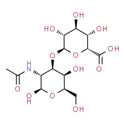 ChemSpider 2D Image | 2-Acetamido-2-deoxy-3-O-alpha-L-idopyranuronosyl-beta-D-galactopyranose | C14H23NO12