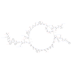 ChemSpider 2D Image | (4S)-4-[[2-[[(1R,6R,12S,15S,18S,21S,24S,27S,30R,33S,36S,39S,42R,47R,50S,53S,56S,59S,62S,65S,68S,71S,74S,77S,80S,83S,88R)-88-[[(2S)-5-amino-2-[[(2S)-2-[[(2S)-2-[[(2S,3R)-2-[(2-aminoacetyl)amino]-3-methyl-pentanoyl]amino]-3-methyl-butanoyl]amino]-4-carboxy-butanoyl]amino]-5-oxo-pentanoyl]amino]-6-[[(2S)-2-[[(2S)-2-[[(2S)-5-amino-2-[[(2S)-3-amino-2-[[(2S)-2-[[(2S)-2-amino-3-phenyl-propanoyl]amino]-3-methyl-butanoyl]amino]-3-oxo-propanoyl]amino]-5-oxo-pentanoyl]amino]-3-(1H-imidazol-4-yl)propanoyl]amino]-4-methyl-pentanoyl]amino]-47-[[(1S)-3-amino-1-carboxy-3-oxo-propyl]carbamoyl]-53-(2-amino-2-oxo-ethyl)-62-(3-amino-3-oxo-propyl)-24,56-bis(2-carboxyethyl)-83-[(1S)-1-hydroxyethyl]-12,71,80-tris(hydroxymethyl)-33,50,65-tris[(4-hydroxyphenyl)methyl]-15-(1H-imidazol-4-ylmethyl)-18,30,36,59,68-pentaisobutyl-21,39-diisopropyl-27-methyl-77-[(1R)-1-methylpropyl]-7,10,13,16,19,22,25,28,31,34,37,40,49,52,55,58,61,64,67,70,73,76,79,82,85,87-hexacosaoxo-3,4,44,45,90,91-hexathia-8,11,14,17,20,23,26,29,32,35,38,41,48,51,54,57,60,63,66,69,72,75,78,81,84,86-hexacosazabicyclo[72.11.7]dononacontane-42-carbonyl]amino]acetyl]amino]-5-[[(1S)-1-[[2-[[(1S)-2-[[(1S)-2-[[(1S)-2-[[(1S,2S)-1-[(2S)-2-[[(1S)-5-amino-1-[[(1S,2S)-1-carboxy-2-hydroxy-propyl]carbamoyl]pentyl]carbamoyl]pyrrolidine-1-carbonyl]-2-hydroxy-propyl]amino]-1-[(4-hydroxyphenyl)methyl]-2-oxo-ethyl]amino]-1-benzyl-2-oxo-ethyl]amino]-1-benzyl-2-oxo-ethyl]amino]-2-oxo-ethyl]carbamoyl]-4-guanidino-butyl]amino]-5-oxo-pentanoic acid | C256H381N65O77S6