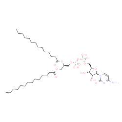 ChemSpider 2D Image | 1,2-ditetradecanoyl-sn-glycero-3-cytidine 5'-diphosphate | C40H73N3O15P2