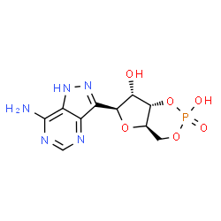 ChemSpider 2D Image | formycin 3',5'-cyclic phosphate | C10H12N5O6P