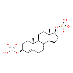 ChemSpider 2D Image | 4-androstene-3beta,17beta-diol disulfate | C19H30O8S2
