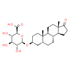 ChemSpider 2D Image | Etiocholanolone glucuronide | C25H38O8