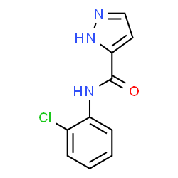ChemSpider 2D Image | N-(2-Chlorophenyl)-1H-pyrazole-5-carboxamide | C10H8ClN3O