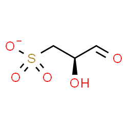 ChemSpider 2D Image | (2R)-2-Hydroxy-3-oxo-1-propanesulfonate | C3H5O5S