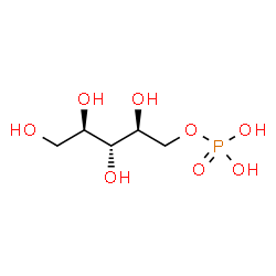 ChemSpider 2D Image | D-ribitol 1-phosphate | C5H13O8P