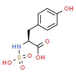 ChemSpider 2D Image | N-Sulfotyrosine | C9H11NO6S