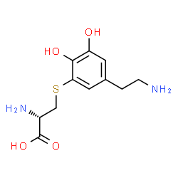 ChemSpider 2D Image | S-[5-(2-Aminoethyl)-2,3-dihydroxyphenyl]-D-cysteine | C11H16N2O4S