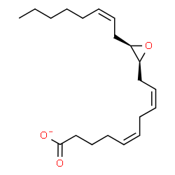 ChemSpider 2D Image | (5Z,8Z)-10-{(2S,3R)-3-[(2Z)-2-Octen-1-yl]-2-oxiranyl}-5,8-decadienoate | C20H31O3