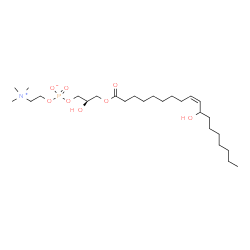 ChemSpider 2D Image | 1-O-(11-hydroxyoleoyl)-sn-glycero-3-phosphocholine | C26H52NO8P