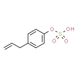 ChemSpider 2D Image | chavicol hydrogen sulfate | C9H10O4S