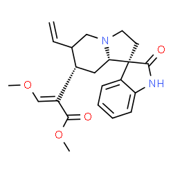 ChemSpider 2D Image | Methyl (16E,20xi)-16-(methoxymethylene)-2-oxocorynox-18-en-17-oate | C22H26N2O4
