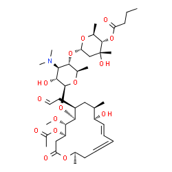 ChemSpider 2D Image | Leucomycin A4 | C41H67NO15