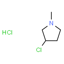 ChemSpider 2D Image | 3-Chloro-1-methylpyrrolidine hydrochloride (1:1) | C5H11Cl2N