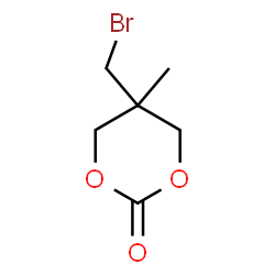 ChemSpider 2D Image | 5-(Bromomethyl)-5-methyl-1,3-dioxan-2-one | C6H9BrO3