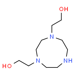 ChemSpider 2D Image | 2,2'-(1,4,7-Triazonane-1,4-diyl)diethanol | C10H23N3O2