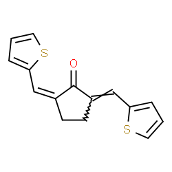 ChemSpider 2D Image | (2Z,5E)-2,5-Bis(2-thienylmethylene)cyclopentanone | C15H12OS2