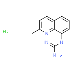 ChemSpider 2D Image | 1-(2-Methyl-8-quinolinyl)guanidine hydrochloride (1:1) | C11H13ClN4