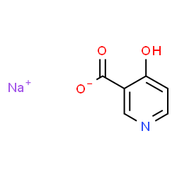 ChemSpider 2D Image | Sodium 4-hydroxynicotinate | C6H4NNaO3