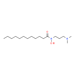 ChemSpider 2D Image | N-[3-(Dimethylamino)propyl]-N-hydroxydodecanamide | C17H36N2O2