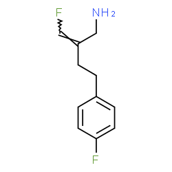 ChemSpider 2D Image | (2Z)-2-(Fluoromethylene)-4-(4-fluorophenyl)-1-butanamine | C11H13F2N
