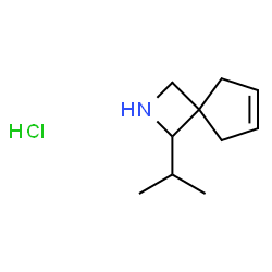 ChemSpider 2D Image | 1-Isopropyl-2-azaspiro[3.4]oct-6-ene hydrochloride (1:1) | C10H18ClN