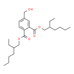 ChemSpider 2D Image | Bis(2-ethylhexyl) 4-(hydroxymethyl)phthalate | C25H40O5