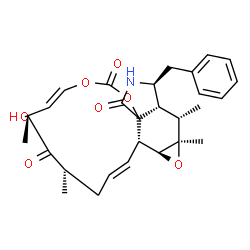 ChemSpider 2D Image | Cytochalasin E | C28H33NO7