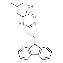 ChemSpider 2D Image | N-[(9H-Fluoren-9-ylmethoxy)carbonyl](1-~13~C)leucine | C2013CH23NO4