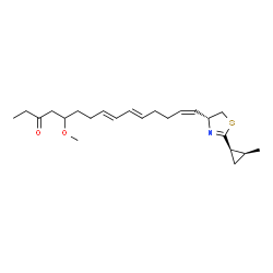 ChemSpider 2D Image | curacin E | C23H35NO2S